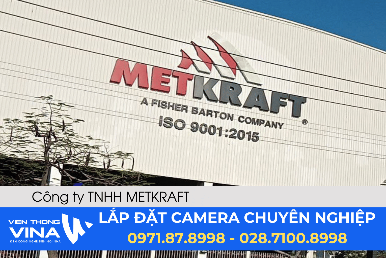 Lắp đặt hệ thống camera quan sát và hệ thống mạng tại Công ty TNHH METKRAFT