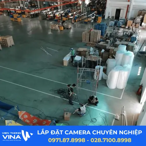 Lắp đặt & bảo trì hệ thống camera quan sát - giám sát tại Công ty KAISE