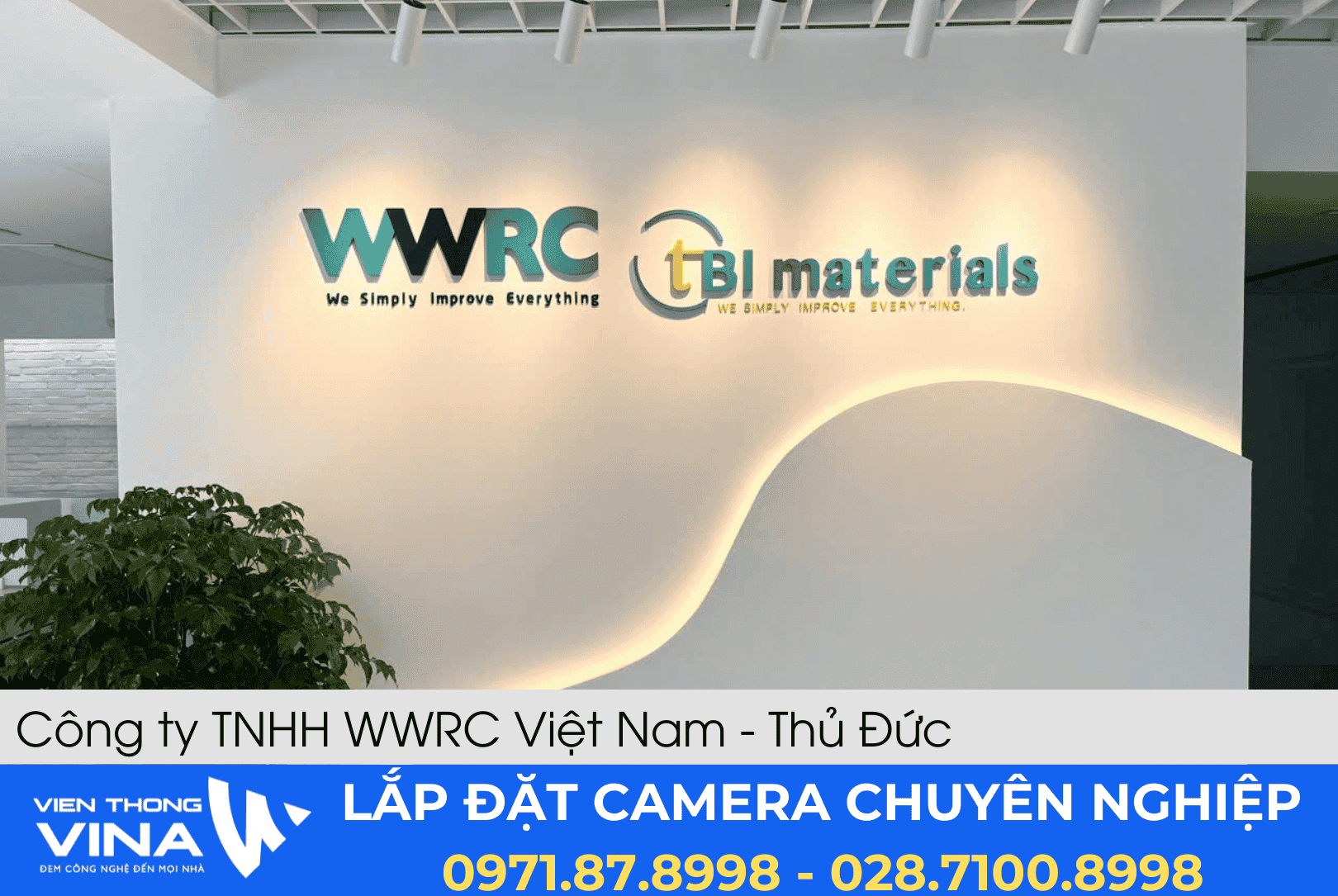 Dự án lắp đặt hệ thống camera, kiểm soát cửa, mạng LAN - WAN - WIFI chuyên nghiệp tại Công ty TNHH WWRC Việt Nam - Thủ Đức