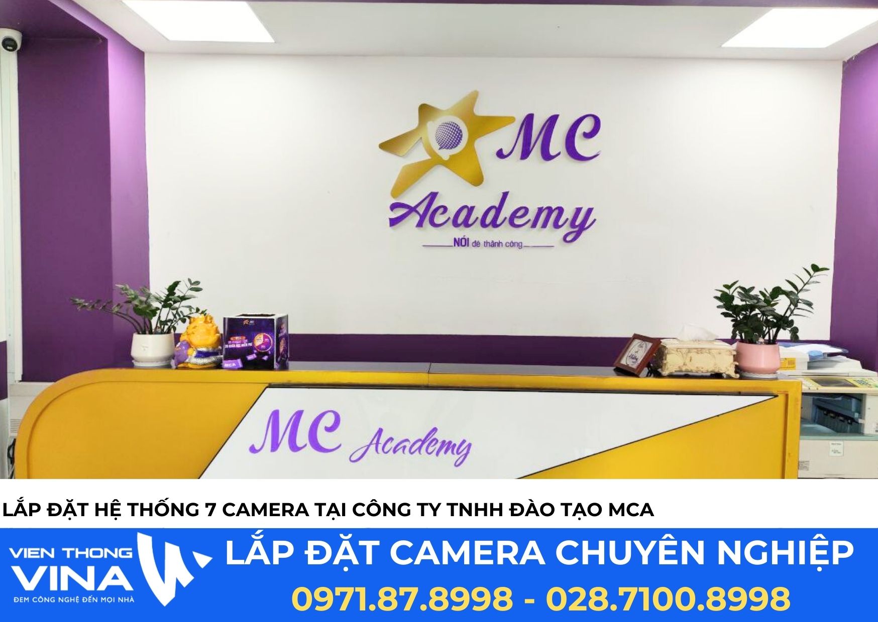 Dự Án Lắp Đặt Hệ Thống 7 Camera và 2 Wifi Tại Công Ty TNHH Đào Tạo MCA