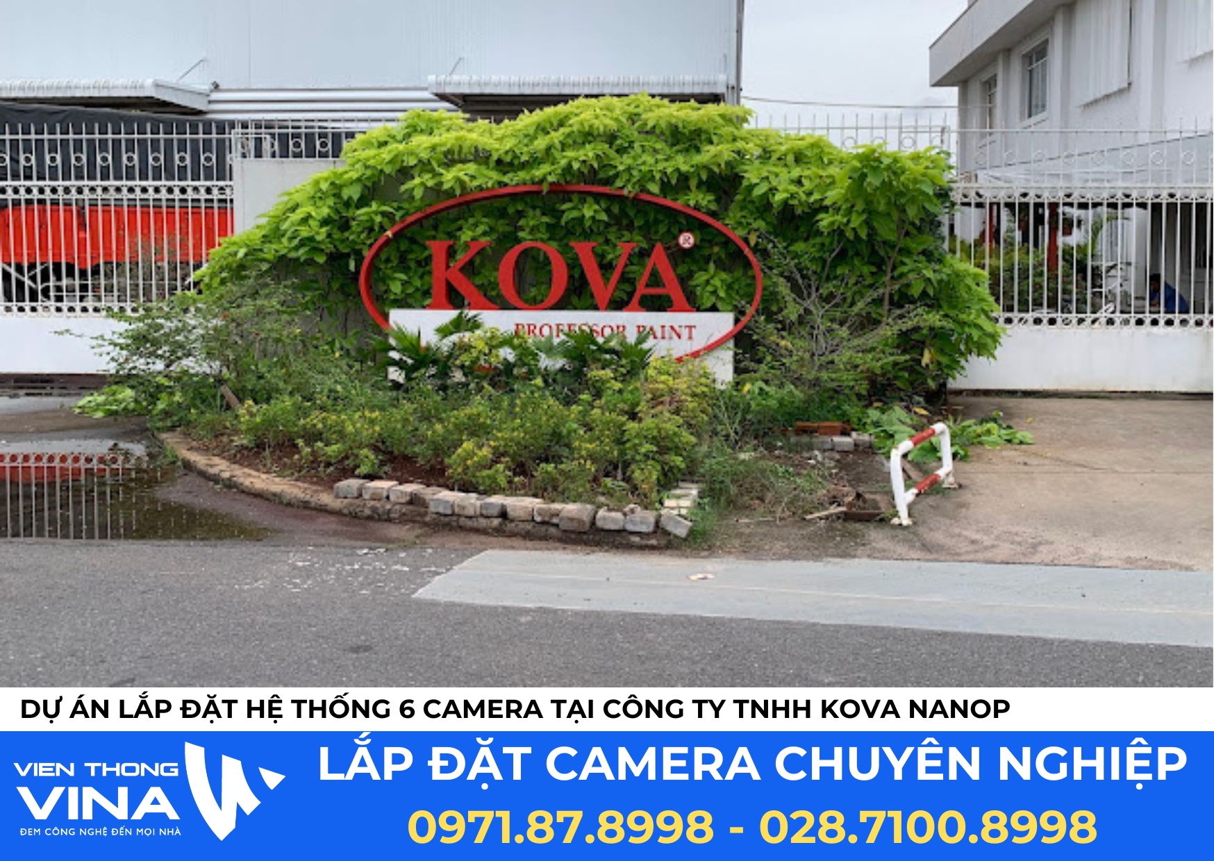 Dự Án Lắp Đặt Hệ Thống 6 Camera Tại Công Ty TNHH KOVA NANOP