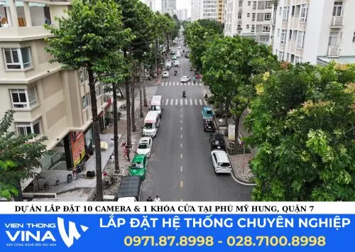 Dự Án Lắp Đặt 10 Camera & 1 Khóa Cửa Tại Phú Mỹ Hưng, Quận 7