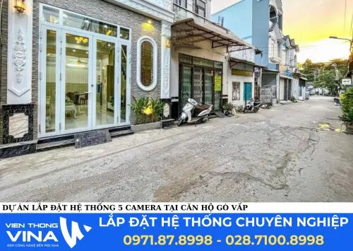 Dự Án Lắp Đặt Hệ Thống 5 Camera Tại Căn Hộ Gò Vấp