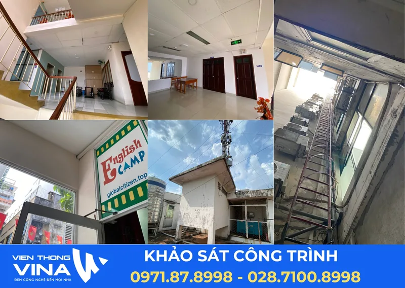 Khảo sát các khu vực lắp camera trong Trung tâm Thanh Thiếu Niên Miền Nam, Quận 3