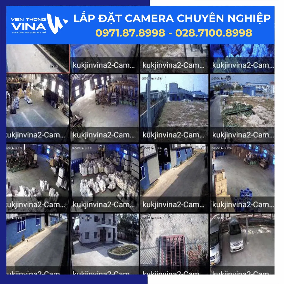 Hình ảnh dự án camera tại Xưởng sản xuất KUJIN VINA