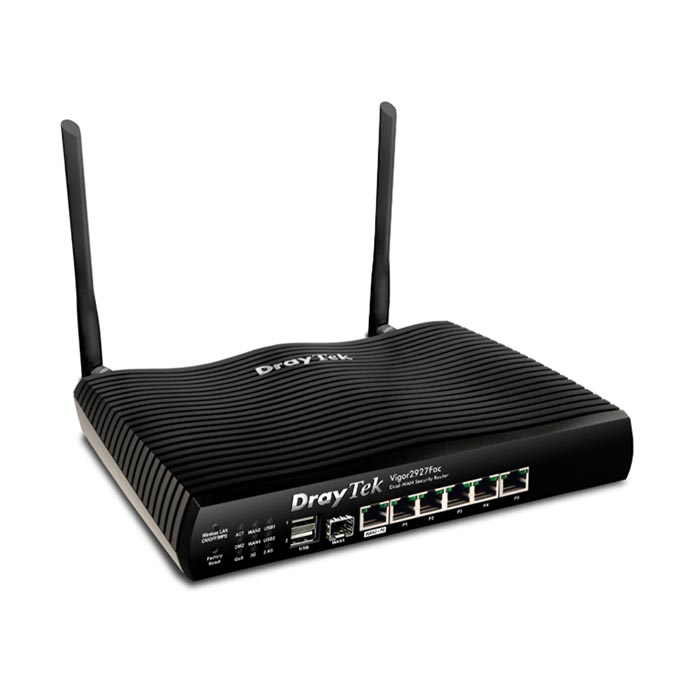 Router quang VPN Wan kép DrayTek Vigor2927Fac