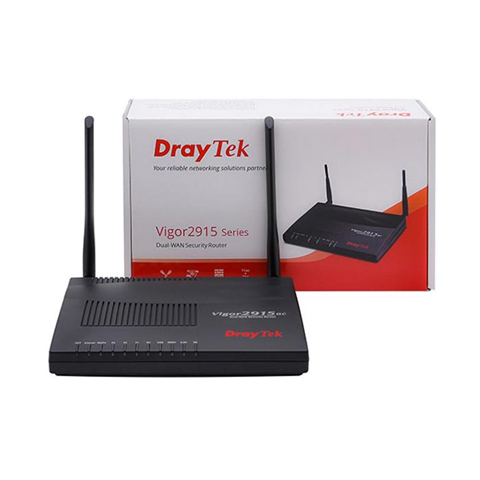 Router quang hỗ trợ WiFi Marketing DrayTek Vigor2915Fac