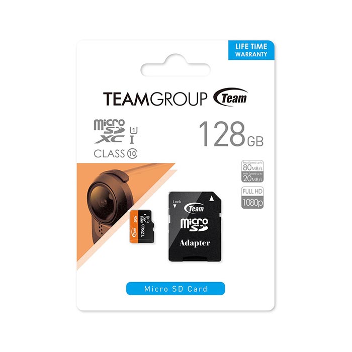 Thẻ nhớ Team Group Elite 128G UHS-I U3 V30 A1 – TEAUSDX128GIV30A103