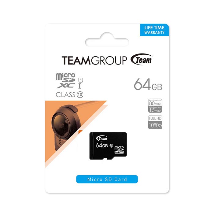 Thẻ nhớ Team Group Elite 64G UHS-I U3 V30 A1 -TEAUSDX64GIV30A103