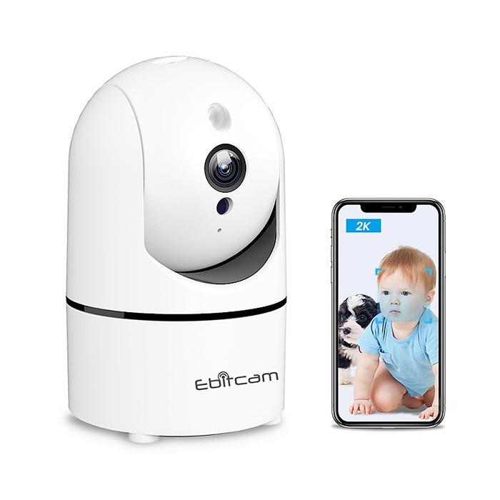 Camera IP Wifi 4MP Ebitcam 851, xoay 350 độ