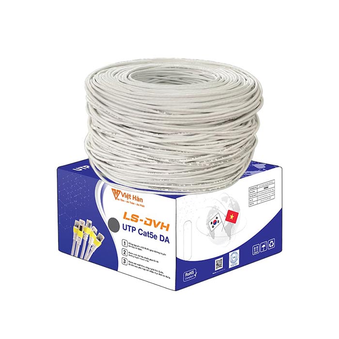 Dây cáp mạng Việt Hàn LEAD CAT5E UTP DA 25AWG