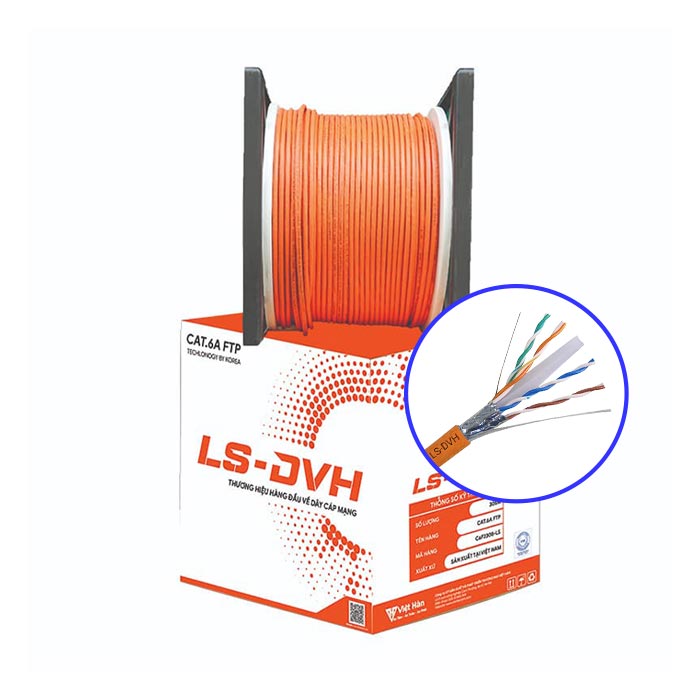 Dây cáp mạng Việt Hàn CAT6A FTP 23AWG