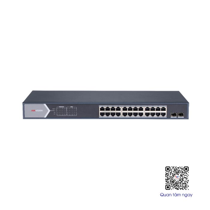 Switch PoE GIGABIT 24 cổng HIKVISION DS-3E0526P-E/M