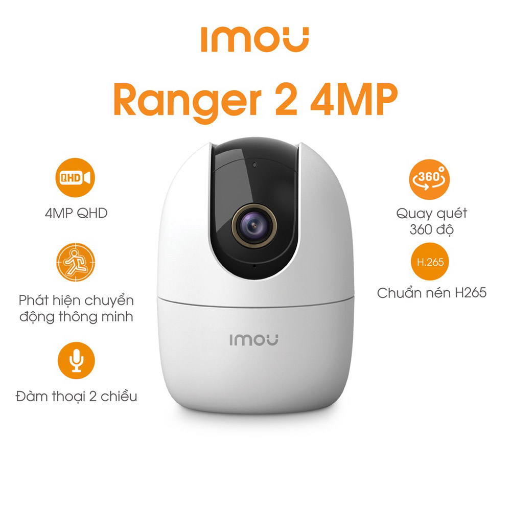 Camera Wifi 360 độ IMOU Ranger 2 4MP (IPC-A42P-L)