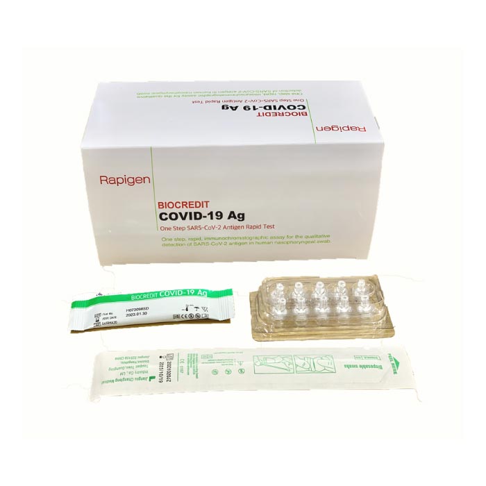 Kit test Covid qua dịch mũi BIOCREDIT (1 cái)