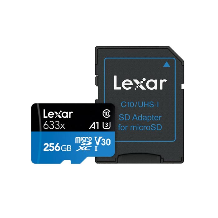 Thẻ nhớ giám sát Lexar U3 V30 A1 256GB 633x