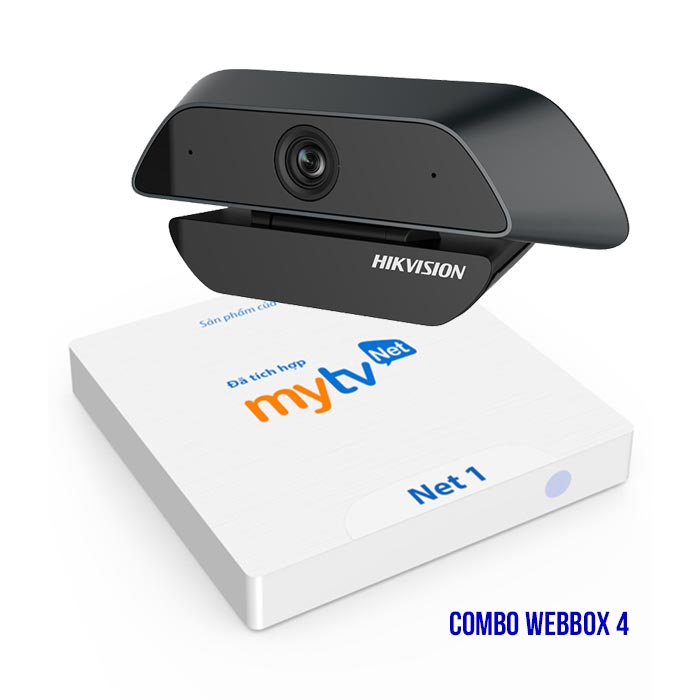 Combo WEBBOX 4 MyTV NET1 4G + Webcam DS-U525