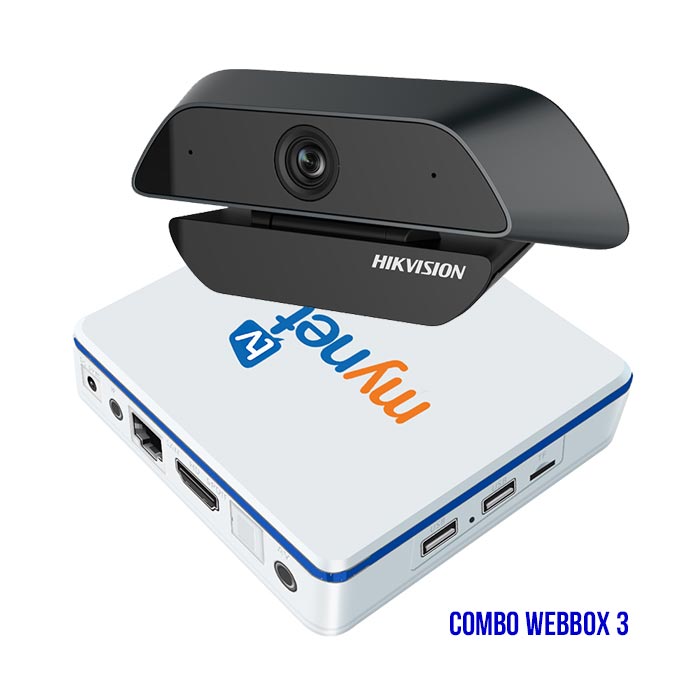 Combo WEBBOX 3 MYNET TV 4H + Webcam DS-U525