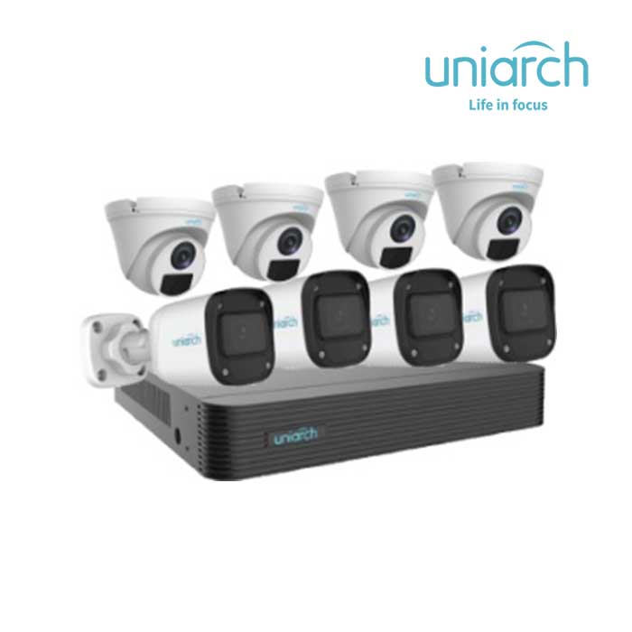 Bộ Kit 8 Camera IP 4MP UNIARCH COMBO N84P1