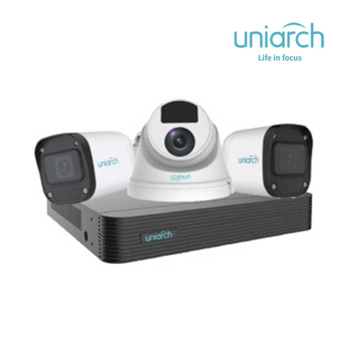 Bộ Kit 3 Camera IP 4MP UNIARCH COMBO X34P1