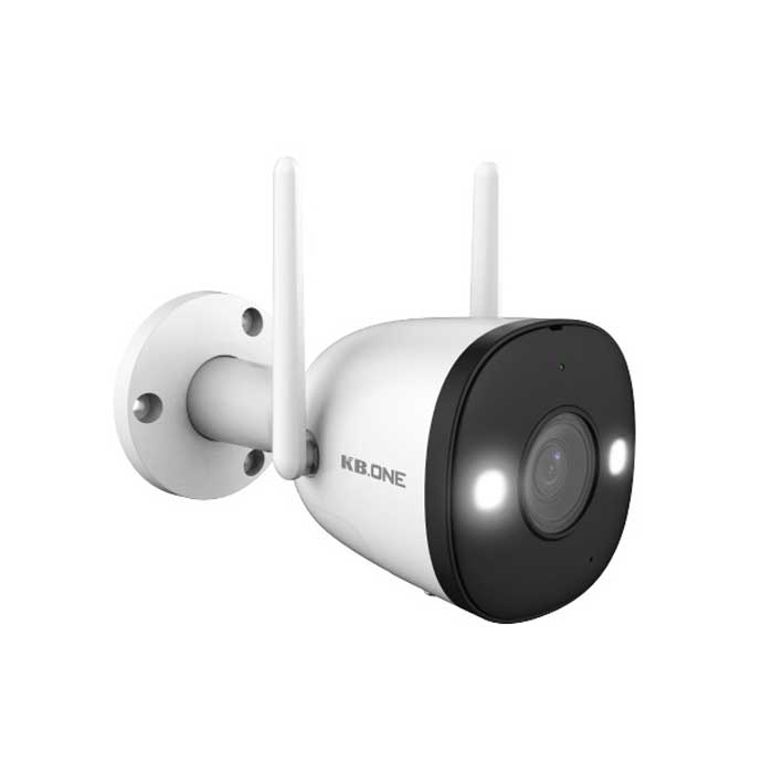 Camera Wifi ngoài trời 2mp Full Color KBONE KN-B21FL-D