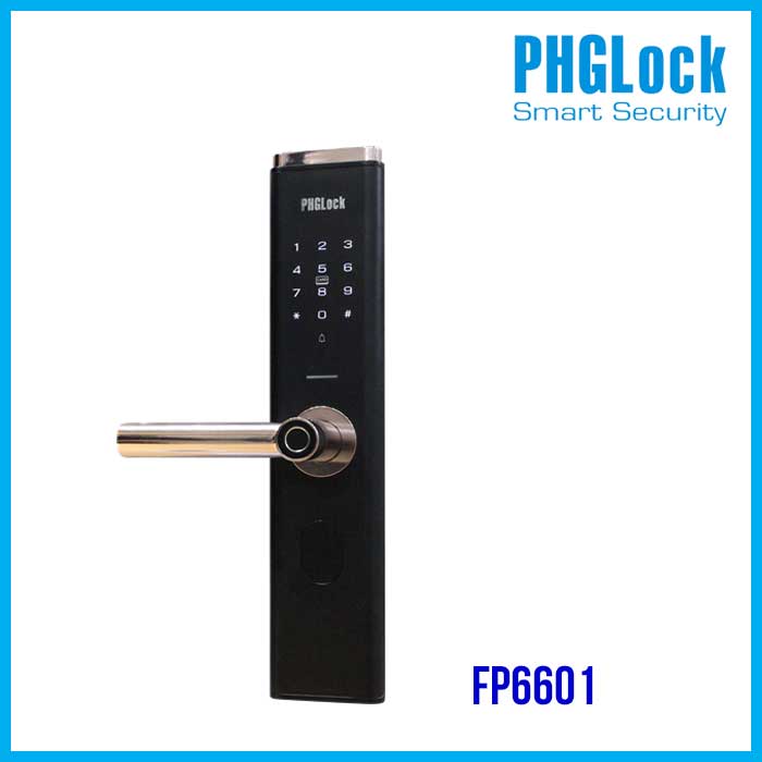 Khóa cửa vân tay cho căn hộ sang trọng PHGLOCK FP6601