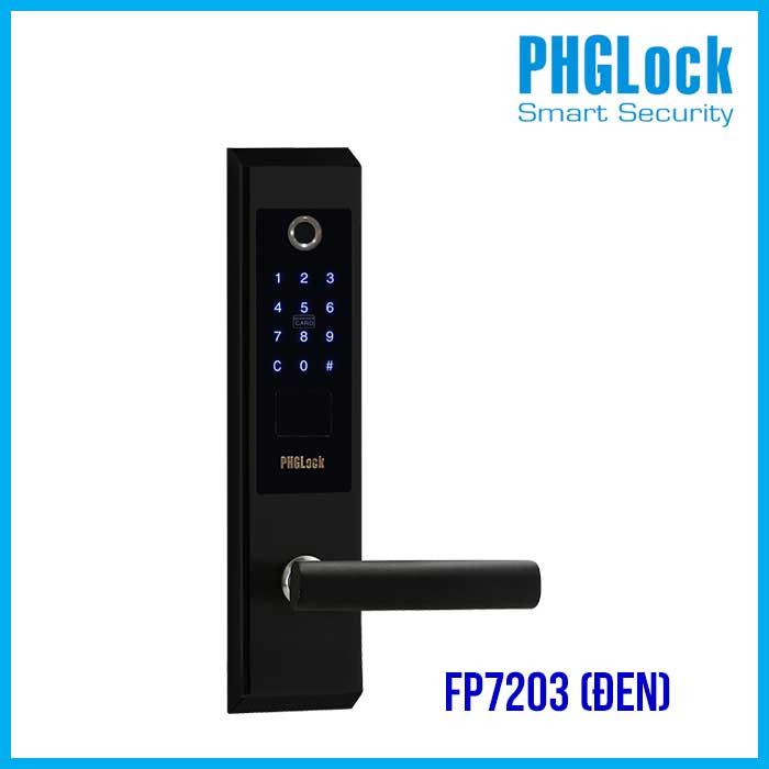 Khóa điện tử cho văn phòng PHGLOCK FP7203 (Đen)