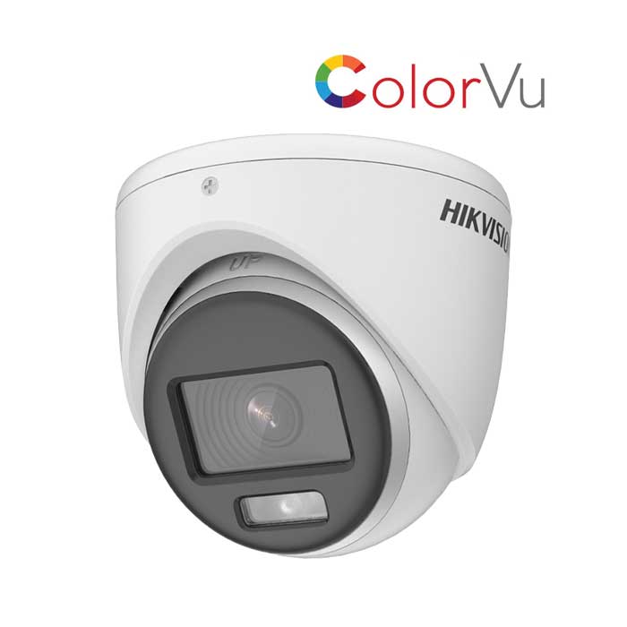 Camera HDTVI ColorVu 2MP bán cầu HIKVISION DS-2CE70DF0T-MF