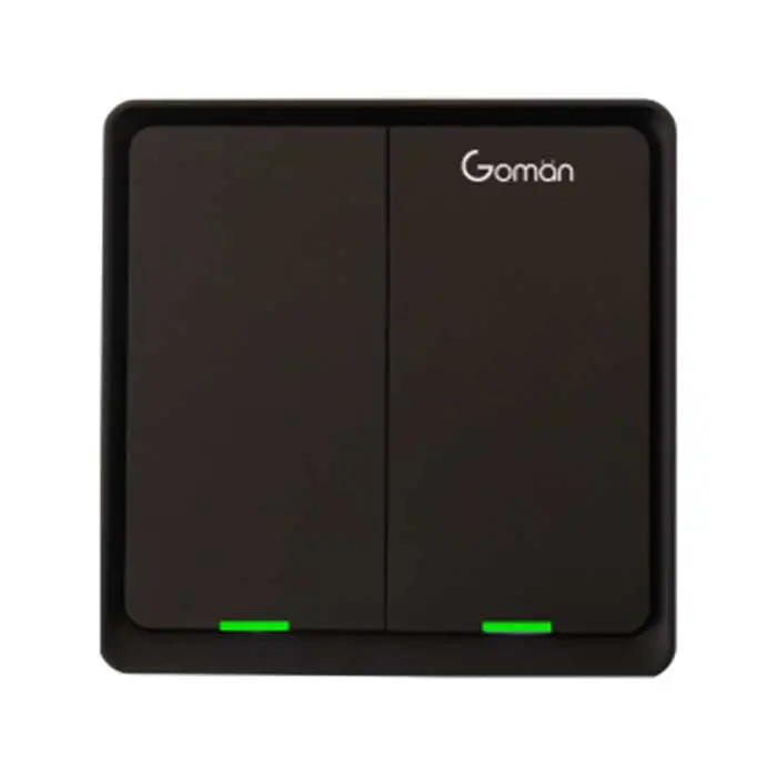 Công tắc đèn Zigbee 2 nút GOMAN GM-EU237Z Series 2S/B/G
