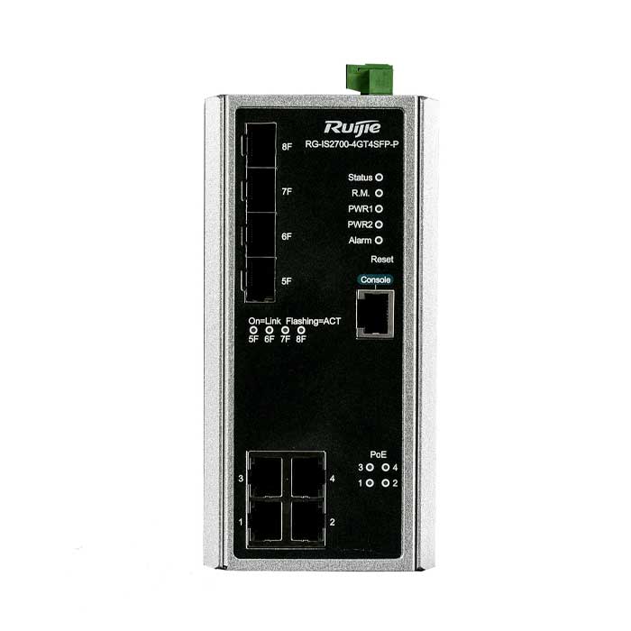 Switch PoE công nghiệp RUIJIE RG-IS2700-4GT4SFP-P