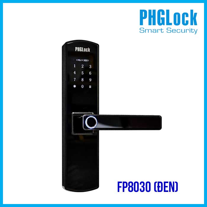 Khóa cửa cho văn phòng, căn hộ PHGLOCK FP8030 (Đen)