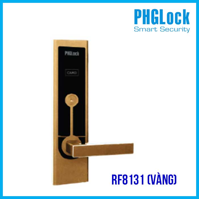 Khóa thông minh cho khách sạn PHGLOCK RF8131 (Vàng)