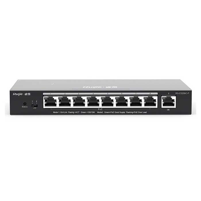 Switch POE 9 cổng RUIJIE REYEE RG-ES209GC-P