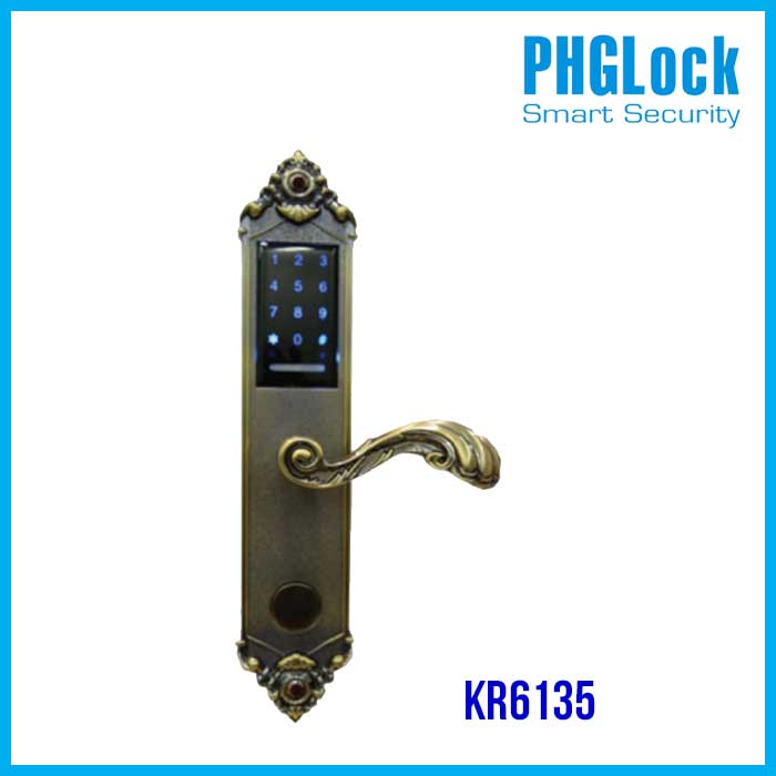 Khóa cửa cho căn hộ cao cấp, nhà phố, biệt thự PHGLOCK KR6135