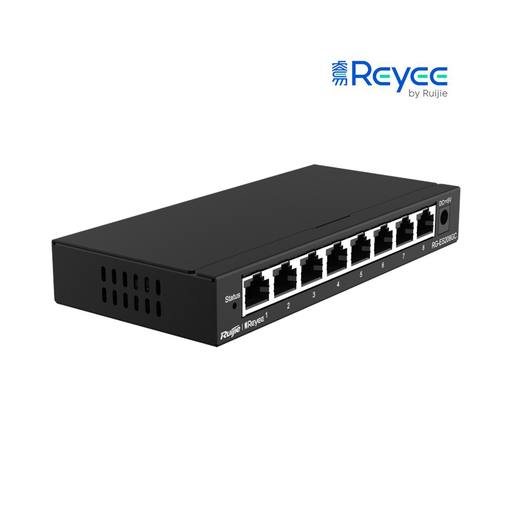 Layer 2 Smart Managed Switch 8 Cổng 10/100/1000BASE-T RUIJIE REYEE RG-ES208GC