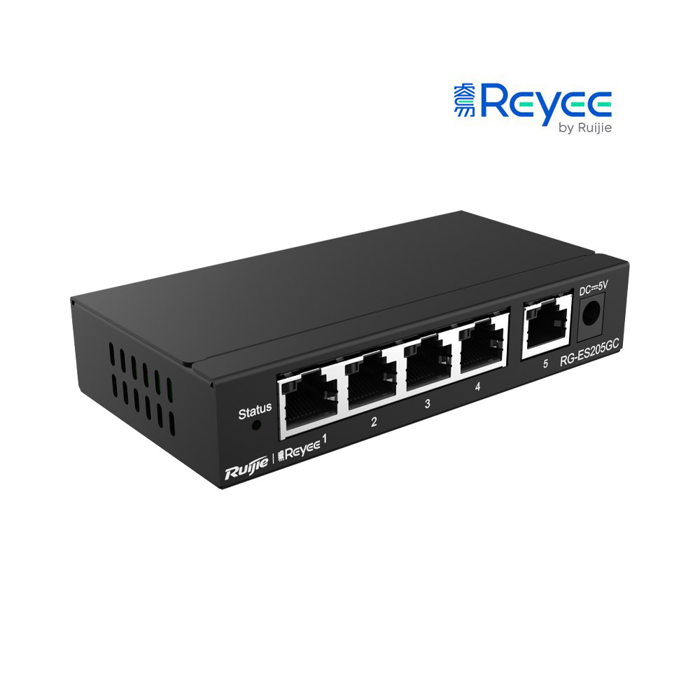 Layer 2 Smart Managed Switch 5 Cổng 10/100/1000BASE-T RUIJIE REYEE RG-ES205GC