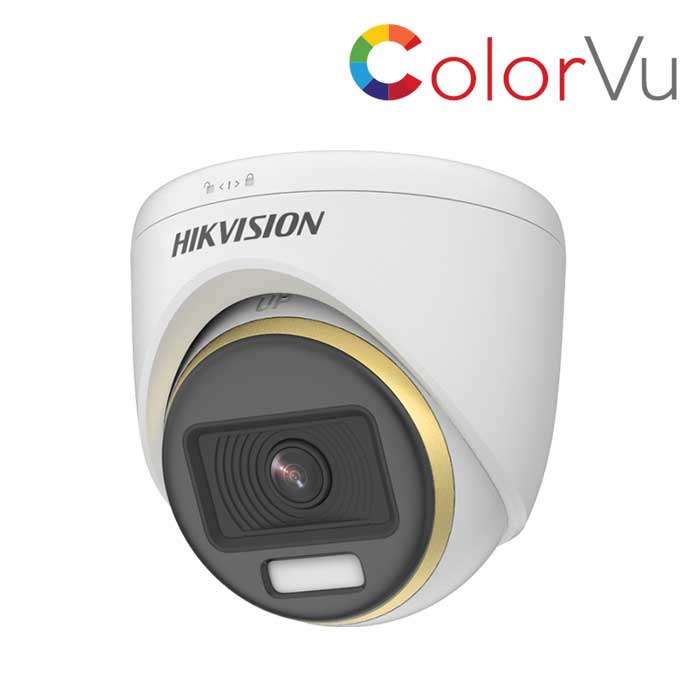 Camera HDTVI ColorVu 2MP HIKVISION DS-2CE70DF3T-PFS