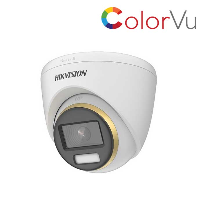 Camera HDTVI ColorVu 2MP HIKVISION DS-2CE72DF3T-FS