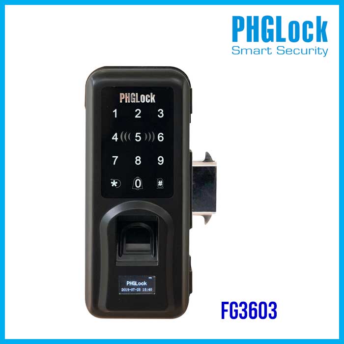 Khóa cửa kính cho văn phòng, shop PHGLOCK FG3603