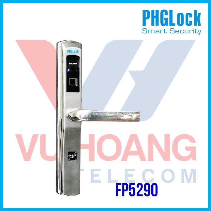 Khóa cửa vân tay cho cửa nhôm PHGLOCK FP5290