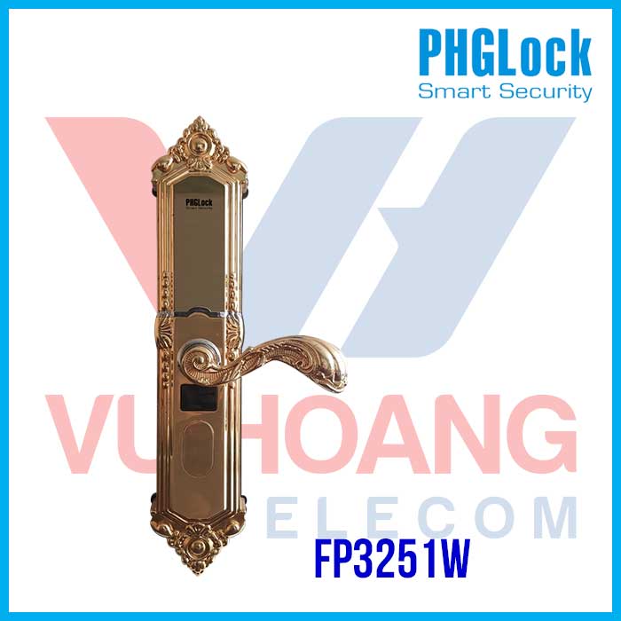 Khóa cửa cho biệt thự, căn hộ sang trọng PHGLOCK FP3251W