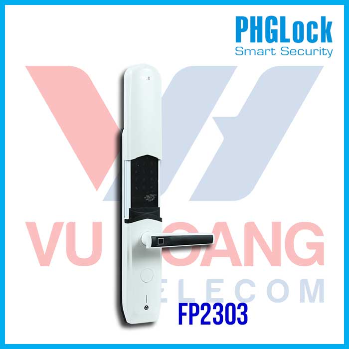 Khóa cửa vân tay cho nhà phố, căn hộ cao cấp PHGLOCK FP2303