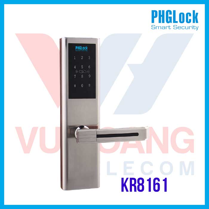 Khóa cửa cho căn hộ cao cấp, nhà phố PHGLOCK KR8161