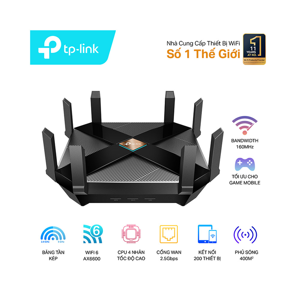 Router Wi-Fi 6 TP-LINK Archer AX6000