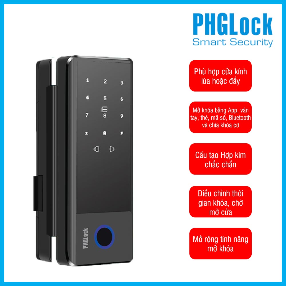 Khóa cửa kính PHGLock FG5604