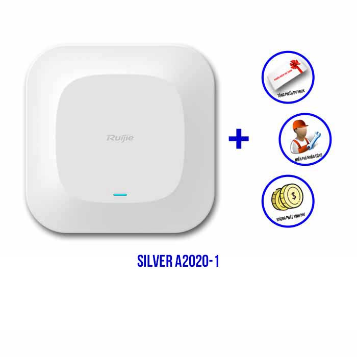 Lắp đặt hệ thống Wifi Ruijie cho cửa hàng giá rẻ (Silver R2020-2)