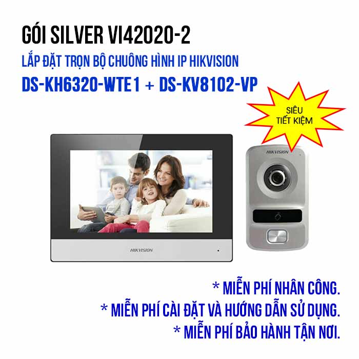 Lắp đặt trọn bộ chuông hình IP HIKVISION (SILVER VI42020-2)