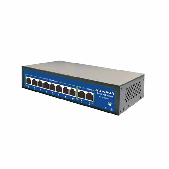 Switch POE 8 cổng Huviron F-SP3-8F2G-BL