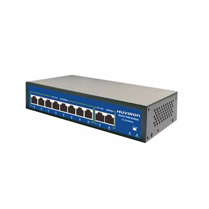 Switch POE 8 cổng Huviron F-SP3-8F2F-BL