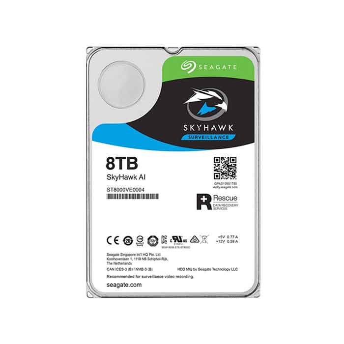 Ổ cứng giám sát SEAGATE SkyHawk AI 8TB ST8000VE001